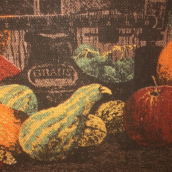 Vintage Kay Dee 100% Linen Hand Prints Picture Hope Valley Rhode Island - Picture 6 of 12